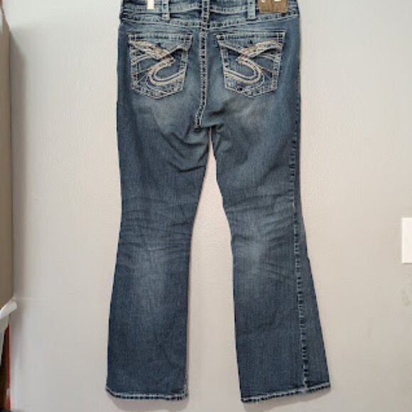Silver Pioneer Ladies Jeans Bootcut 14x31 Good Condition - Picture 4 of 10
